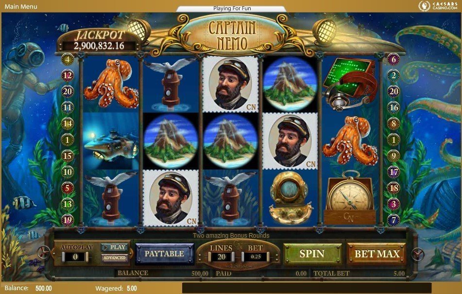 Captain Nemo Slot Review