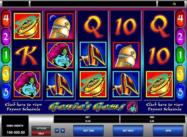 Genies Gems Slot Review