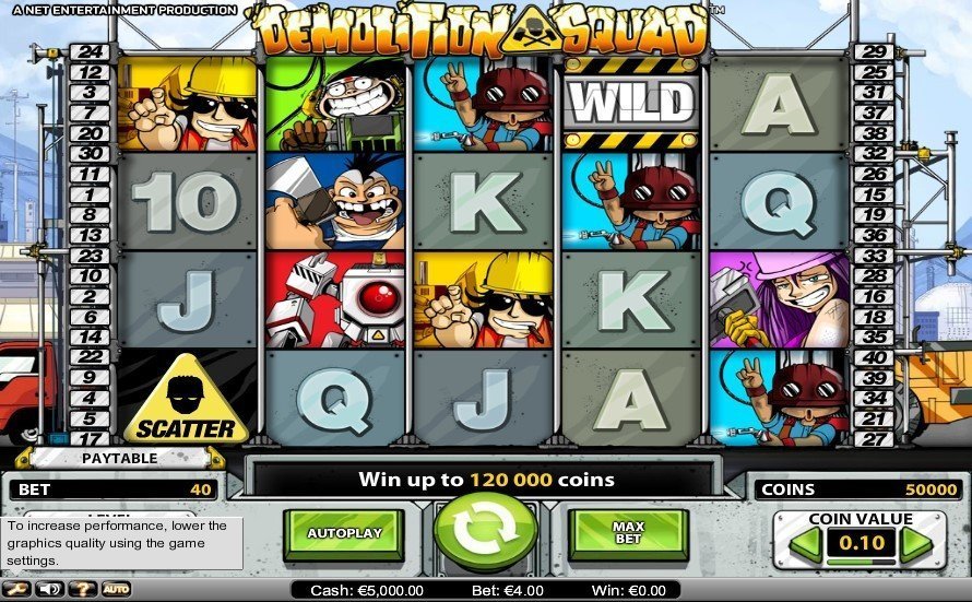 Demolition Squad Slot Review